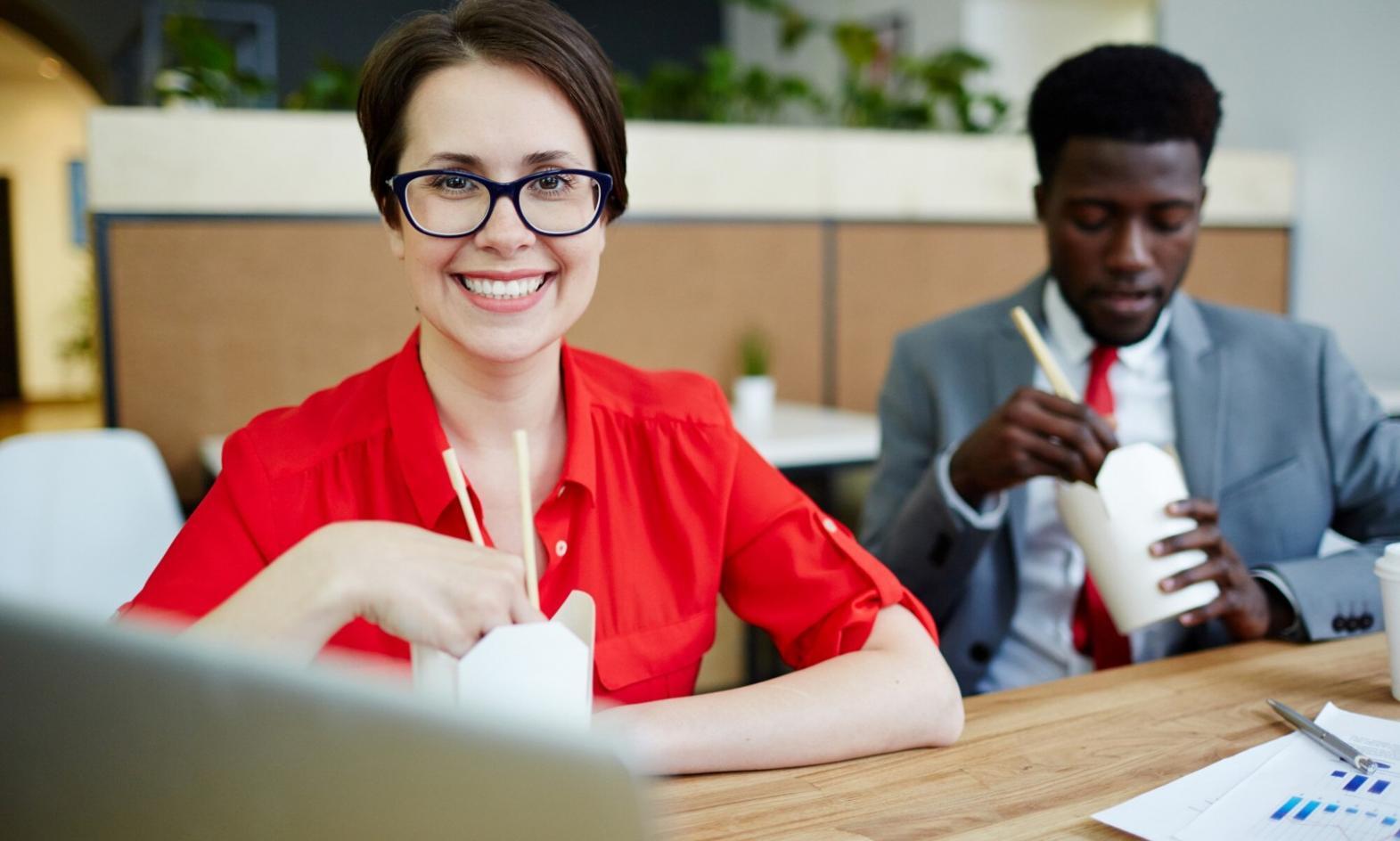 Business owner working on financial planning